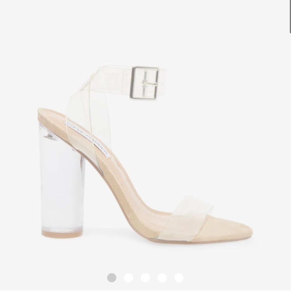 Steve Madden Clearer Clear Heel Sandals